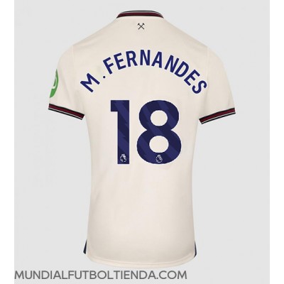 Camiseta West Ham United Mateus Fernandes #18 Segunda Equipación Replica 2025-26 mangas cortas Camiseta West Ham United Mateus Fernandes #18 Segunda Equipación Replica 2025-26 mangas cortas